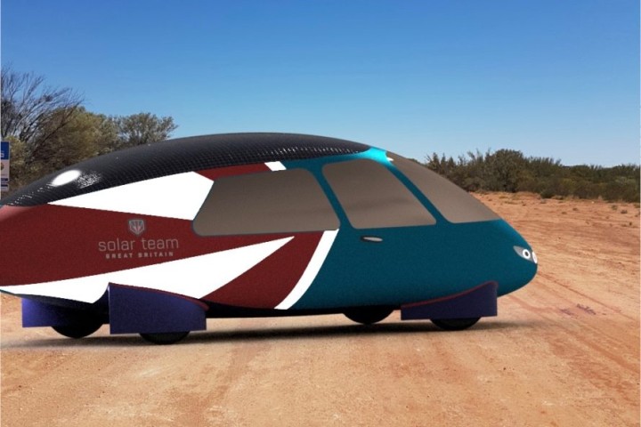 Solar Team Great Britain designs the UK’s first family-sized solar-powered car